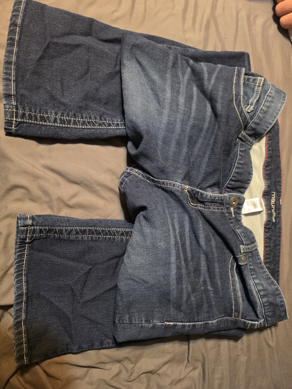 Maurices Women's Dark Blue Relaxed Jeans